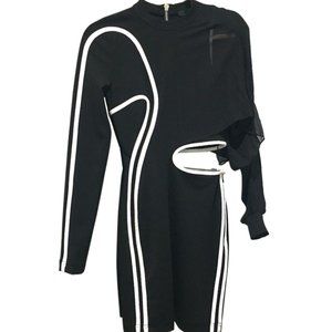 Alexander Wang Black and White Dress